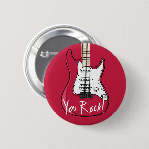 You Rock Valentine's Day Button