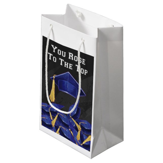 You Rose to the Top Small Gift Bag (Front Angled)