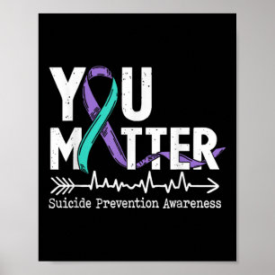 You Semicolon Suicide Prevention Awareness Week Poster