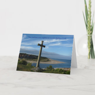 "You shall love your neighbour as yourself" Card