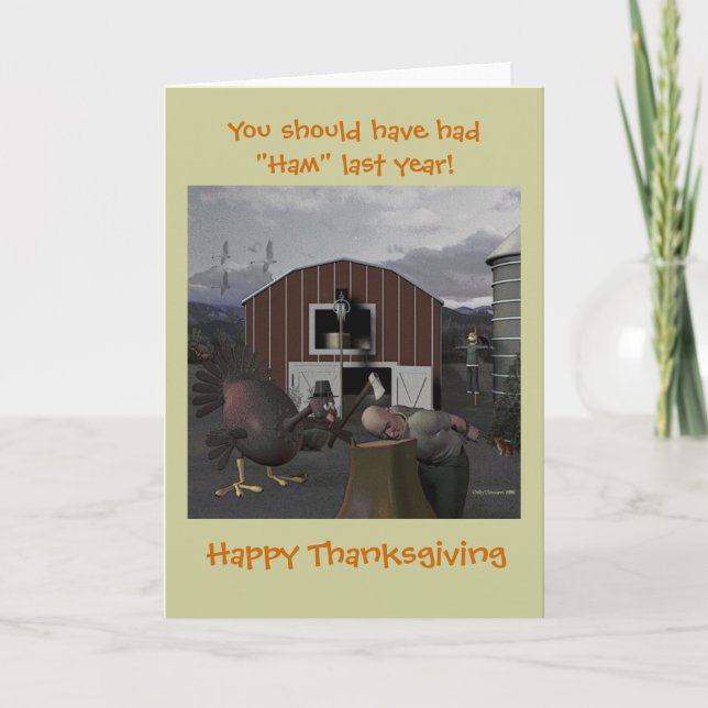 You should have had "Ham" last... Holiday Card (Front)