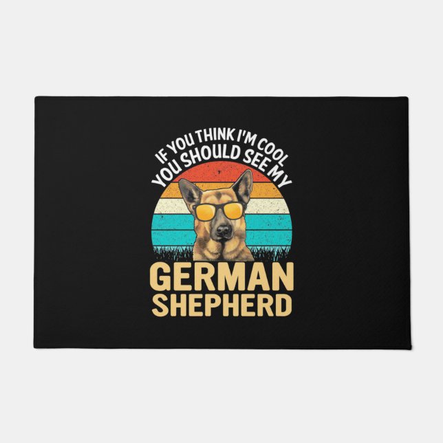 You Should See My German Shepherd Doormat (Front)