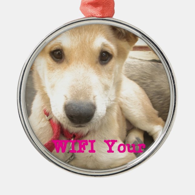 You Should WIFI Your Love Everyday Metal Ornament (Front)
