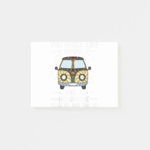 You Smell Like Drama & A Headache Get Away Hippie Post-it Notes