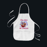 You Spin My Dreidel Kids Apron<br><div class="desc">You Spin My Dreidel tee's,  cards and buttons are great Chanukah presents for that special someone. Dreidel,  dreidel,  dreidel... </div>