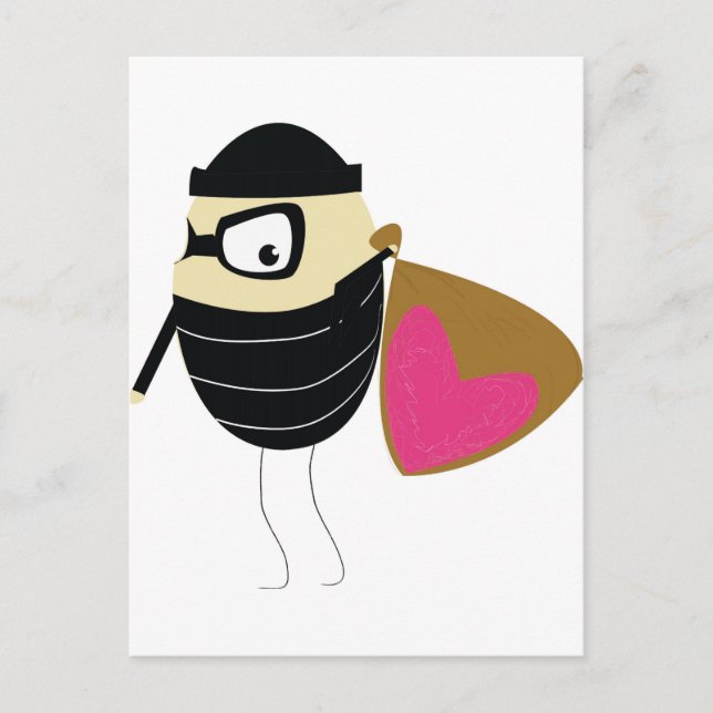 you stole my heart postcard (Front)