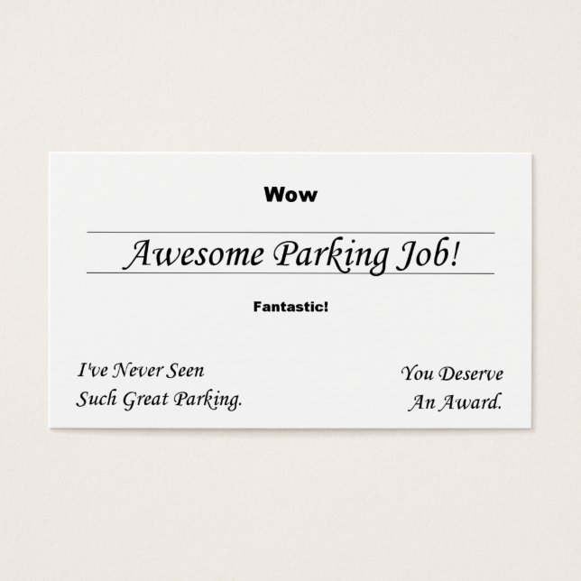 You Suck At Parking (Front)