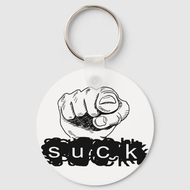 You Suck Keychain (Front)