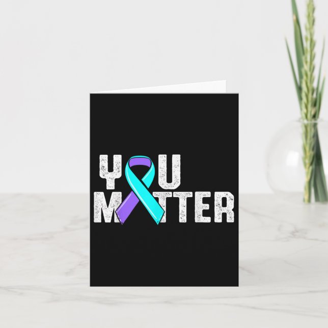 You Suicide Awareness  Card (Front)