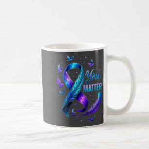 You Suicide Awareness Ribbon Butterfly For Women M Coffee Mug