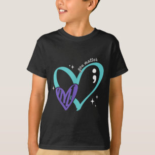 You Suicide Prevention Awareness Teal &amp; Purple T-Shirt