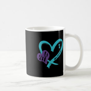 You Suicide Prevention Awareness Teal Purple Heart Coffee Mug