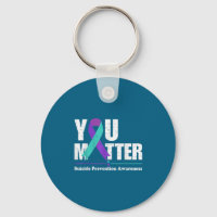 You Suicide Prevention Awareness Teal Purple Ribbo