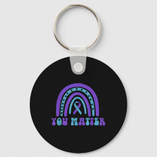 You Suicide Prevention Week Mental Health Awarenes Keychain