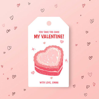 You Take the Cake Valentine Gift Tag