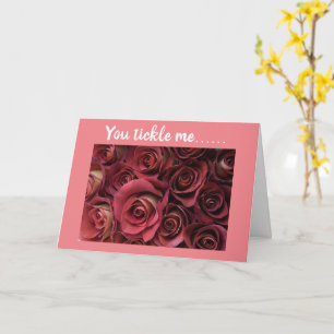 YOU **TICKLE ME PINK** HAPPY ANNIVERSARY CARD