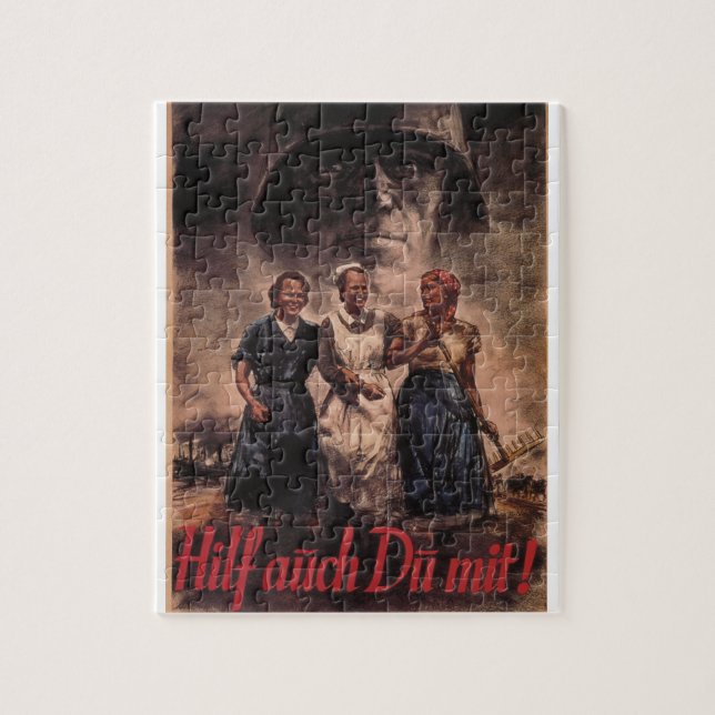 You too, must help!_Propaganda Poster Jigsaw Puzzle (Vertical)