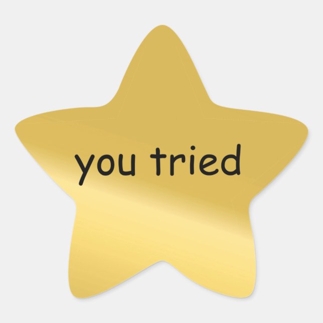 you tried stickers (Front)