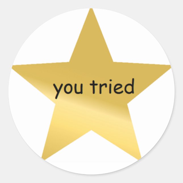 You Tried Stickers (Front)