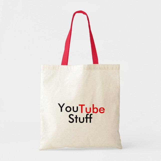 You Tube bourrent le sac fourre-tout (Devant)