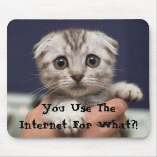 You Use The Internet For What?! Mouse Pad