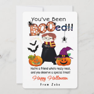 You’ve Been “BOOed”-Personalized Halloween card
