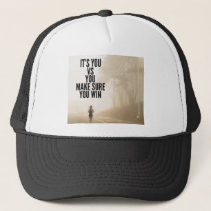 YOU vs YOU - Women's Workout Motivational Trucker Hat
