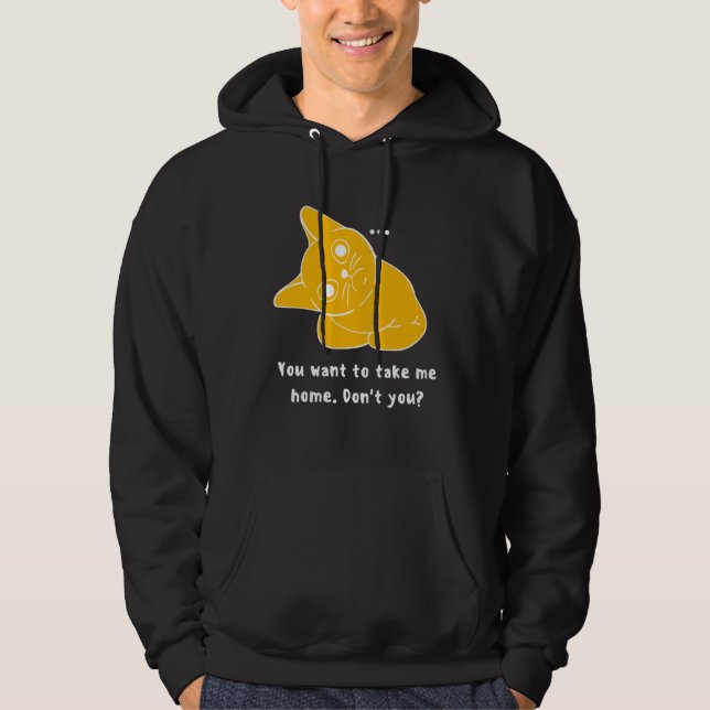 You want to take me home Cat Hoodie (Front)