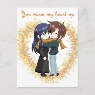 You Warm My Heart Up Postcard