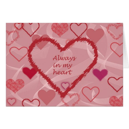 You were always in my heart card
