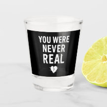 You Were Never Real – Glitched Broken Heart Design