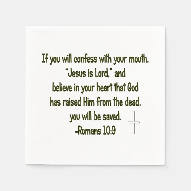 You Will Be Saved Napkin (Front)