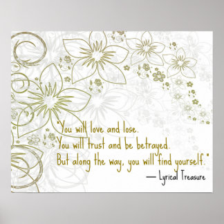 You Will Love Self-Discovery Motivational Poster