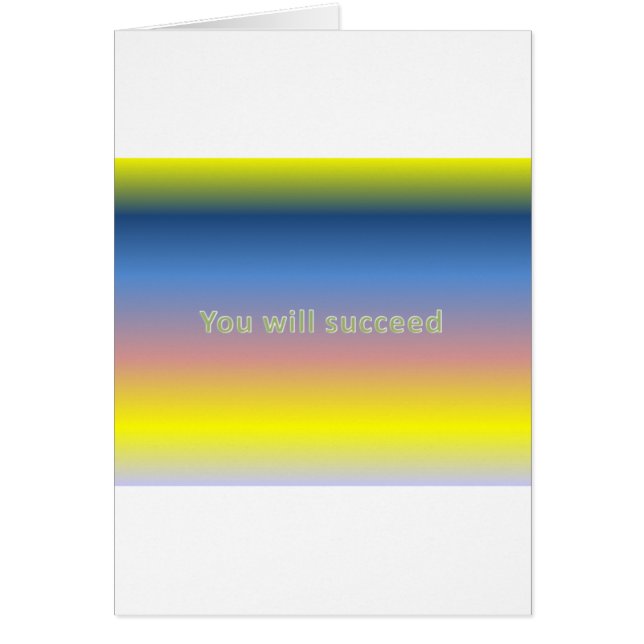 you will succeed (Front)