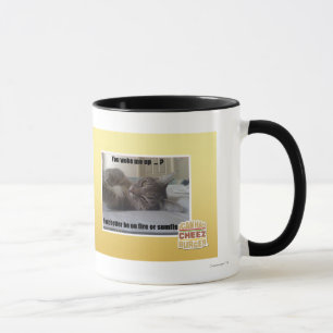 You woke me up mug