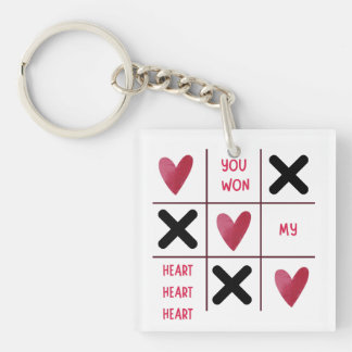 You Won My Heart Keychain
