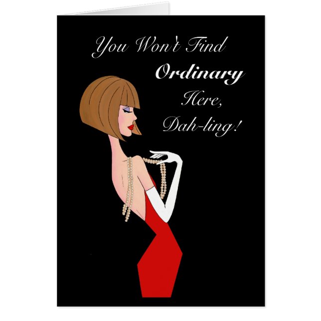 You Won't Find Ordinary Here, Dah-ling! (Front)