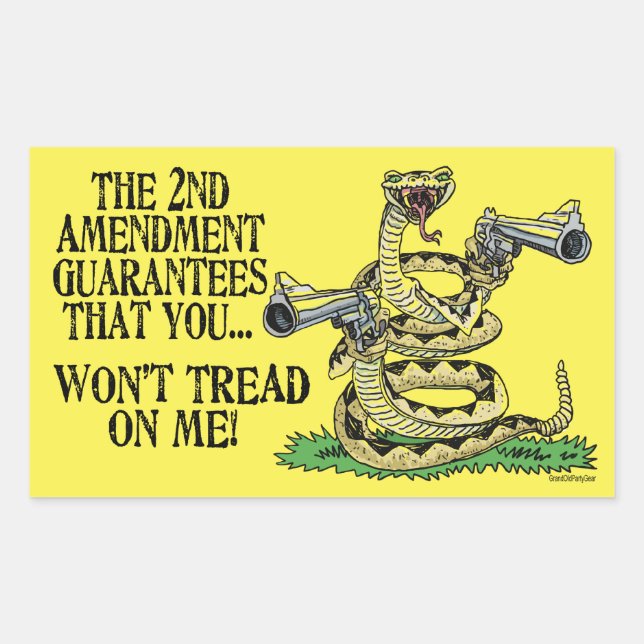 You Won't Tread on Me Sticker (Front)