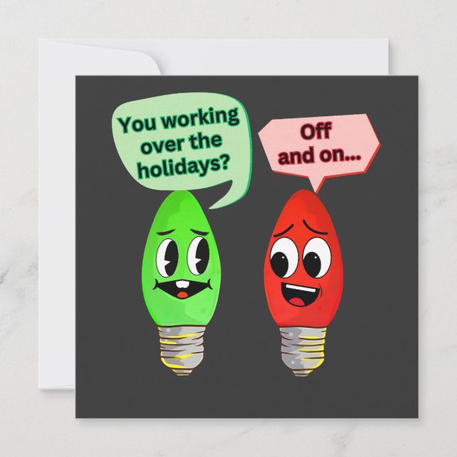 You Working Over the Holidays (Front)