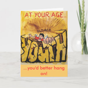 You'd better hang on! card