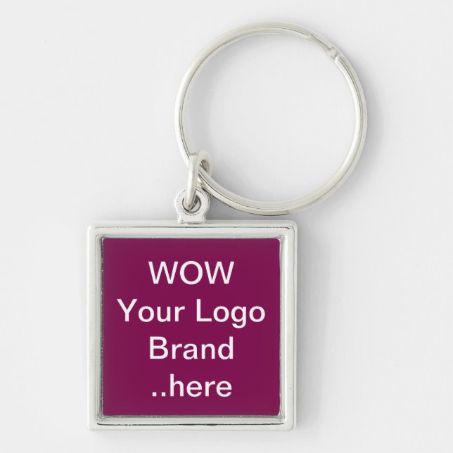 Youe Design Logo Tote Bag Promotional Product Keychain (Front)