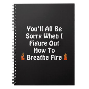 You'll All Be Sorry Notebook