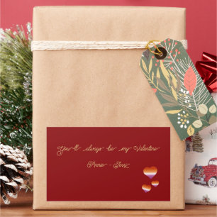 You'll Always Be My Valentine Lesbian Hearts Flag Sticker