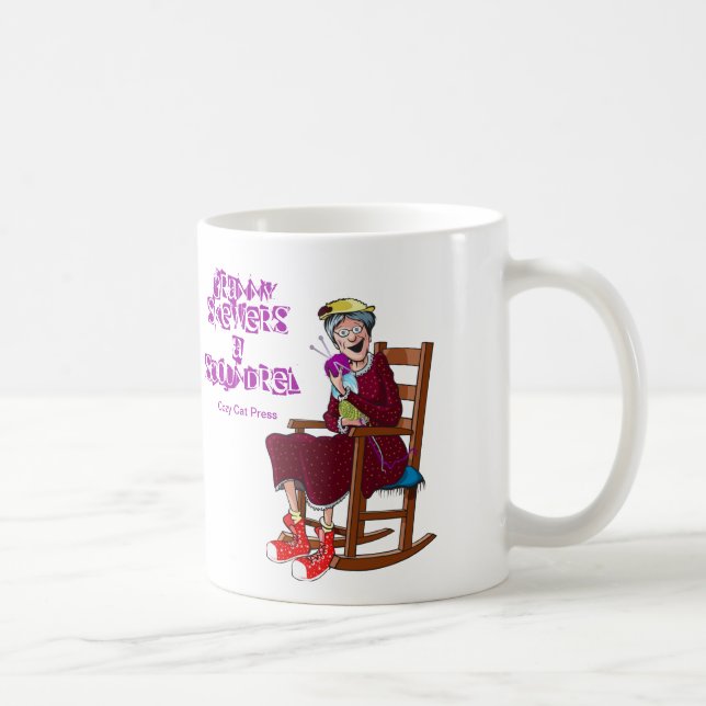 You'll Get My Point! Granny, Fuchsia, MN Series Coffee Mug (Right)