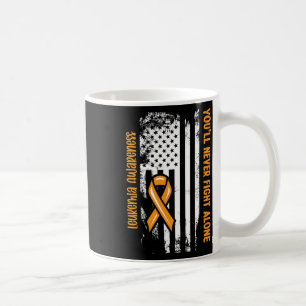You'll Never Fight Alone Blood Cancer Leukaemia Aw Coffee Mug
