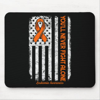 You'll Never Fight Alone Blood Cancer Leukaemia Aw Mouse Pad