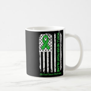 You'll Never Fight Alone Green Bile Duct Cancer Us Coffee Mug