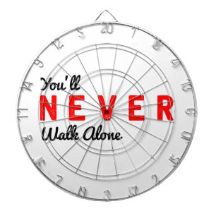 you'll never walk alone dartboard