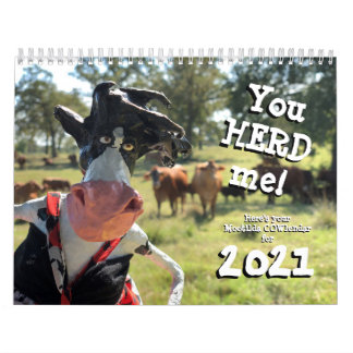 You'll nHEIFER find a better COWlendar than this Calendar