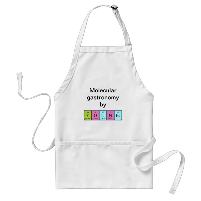 Younes periodic table name apron (Front)